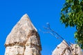 Fairy Chimneys or Peri Bacalari in Cappadocia Turkey