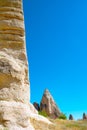 Fairy Chimneys or Peri Bacalari in Cappadocia Turkey