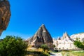 Fairy Chimneys or Peri Bacalari in Cappadocia Turkey