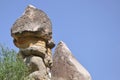 Fairy Chimneys - Red Rose Valley, Goreme, Cappadocia, Turkey Royalty Free Stock Photo