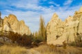 Fairy chimneys rock formation in Cappadocia Royalty Free Stock Photo