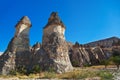 Fairy chimneys (rock formations) at Cappadocia Turkey