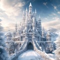 Fairy Christmas Castle magic land smash cake, anniversary, tematic, composit image