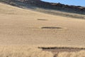 Fairy circles near Sesriem Royalty Free Stock Photo