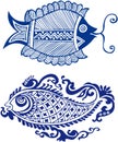 Fairy eastern fish patterns