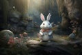 Fairy forest rabbit. Generate Ai