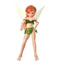 Fairy Girl Angry Royalty Free Stock Photo