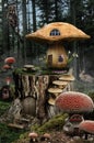 Fairy house (mushroom) Royalty Free Stock Photo