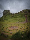 Fairy Magic: A Stunning View of Fairy Glen on the Isle of Skye Royalty Free Stock Photo