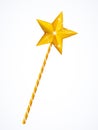 Fairy magic wand with star