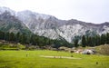 Fairy Meadows Cottages Royalty Free Stock Photo