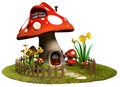 Fairy mushroom house