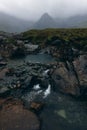 Fairy pools, the Isle of Skye, Scotland Royalty Free Stock Photo