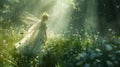 Fairy queen in a magical glade Royalty Free Stock Photo