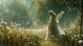 Fairy queen in a magical glade Royalty Free Stock Photo