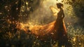 Fairy queen in a magical glade Royalty Free Stock Photo