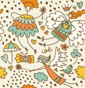 Fairy seamless pattern