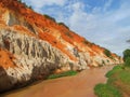 Fairy Stream red canyon in Mui Ne, Vietnam Royalty Free Stock Photo