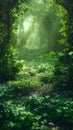 Fairy tail irish forest vertical background