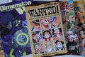 Fairy tail, one piece, dimension W manga books, Spain, Vitoria, April of 2023