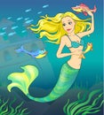 Fairy tale 1. Mermaid. Royalty Free Stock Photo