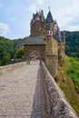 Classic Perspective of the amazing Burg Eltz Castle, Mosel River, Germany Royalty Free Stock Photo