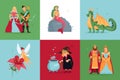 Fairy Tale Characters Design Concept Royalty Free Stock Photo