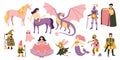 Fairy Tale Color Icon Set