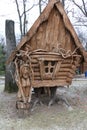 Fairy-tale house on chicken legs.