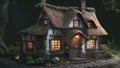 Fairy tale house cottage Hansel and Gretel