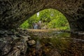 Fairy-tale landscape, Eas Chia-Aig waterfalls, Highlands, Scotland Royalty Free Stock Photo
