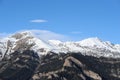 Fairy-tale mountains, Europe, the Principality of Andorra, the eastern Pyrenees, the sector of skiing Pal. Royalty Free Stock Photo