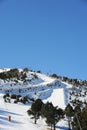 Fairy-tale mountains, Europe, the Principality of Andorra, the eastern Pyrenees, the sector of skiing Pal. Royalty Free Stock Photo