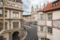 Fairy-tale Prague. Window view