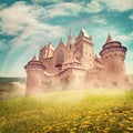 Fairy tale princess castle Royalty Free Stock Photo