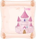 Fairy tale theme parchment Royalty Free Stock Photo