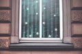 Fairy tale window in soft light with stars