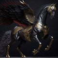 Fairy Tales : Demon Golden Warrior : Pegasus