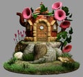 Fairy tea pot house Royalty Free Stock Photo