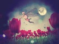 Fairy and Tulips