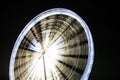 Fairy wheel in an amusement park during night time Royalty Free Stock Photo