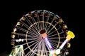 Fairy Wheel in an Night, Long Exposure Royalty Free Stock Photo