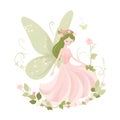 Fairy wings and petal dance, vibrant clipart of cute fairies with colorful wings and dancing petal delights