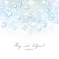 Fairy winter background