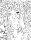 Fairyland Beauties Coloring Page For Adult