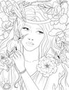 Fairyland Beauties Coloring Page For Adult