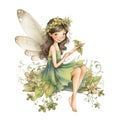 Fairyland dreams: cute clipart Royalty Free Stock Photo