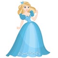 Fairytale blond princess