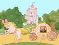 Fairytale carriage Royalty Free Stock Photo