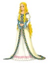 Fairytale cartoon character - princess